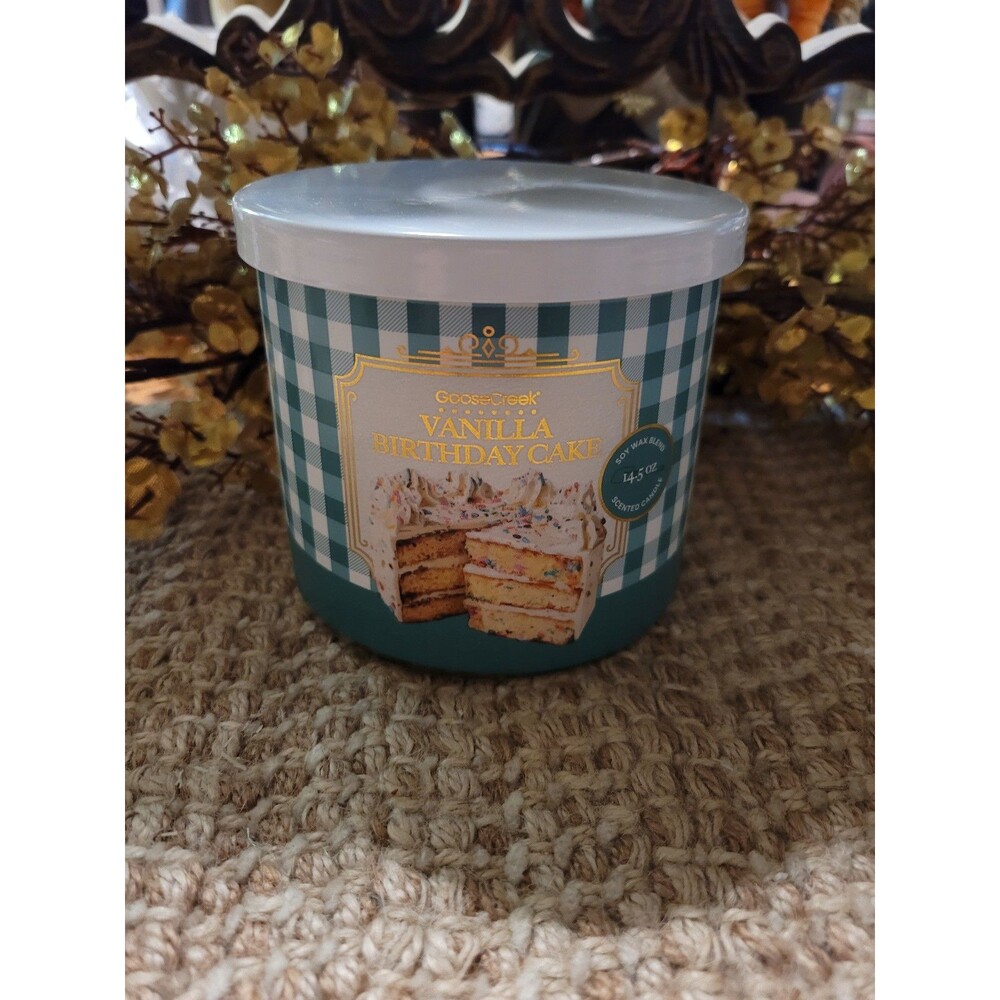 Vanilla Birthday Cake - Goose Creek 3-wick Candle